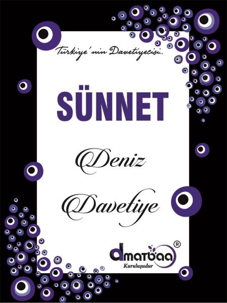 SÜNNET DAVETİYELERİ
